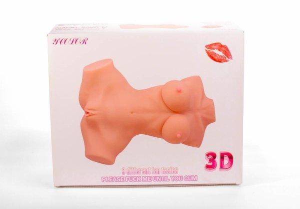  Double Hole 3D Masturbator III 