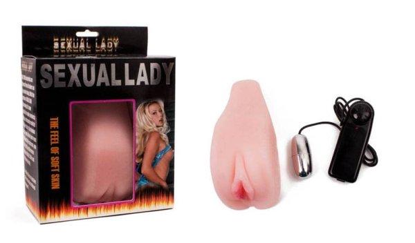  Sexual Lady Realistic Vibrating Vagina Flesh 