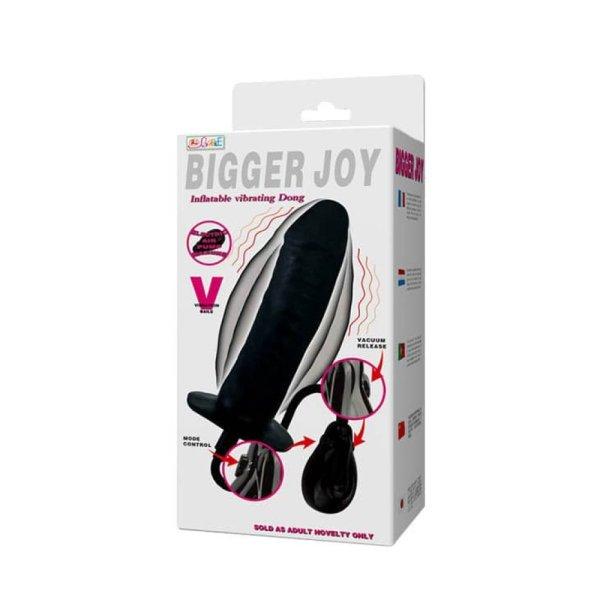  Bigger Joy Inflatable Penis Black 3 