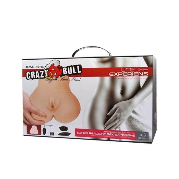  Crazy Bull Realistic Vagina and Anal Lifelike Experiens 