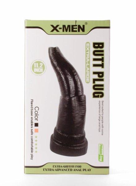  X-Men 11.2" Extra Large Butt Plug Black 