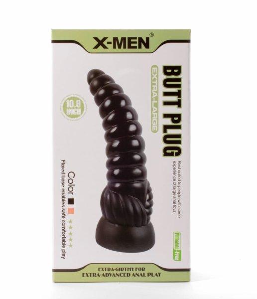  X-Men 10.9" Extra Large Butt Plug Black 