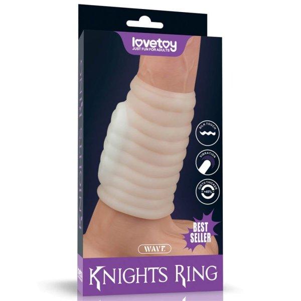  Vibrating Spiral Knights Ring (White) IV 