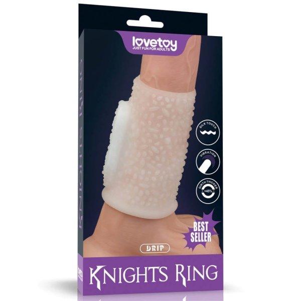  Vibrating Spiral Knights Ring (White) II 