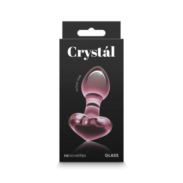  Crystal - Heart - Pink 