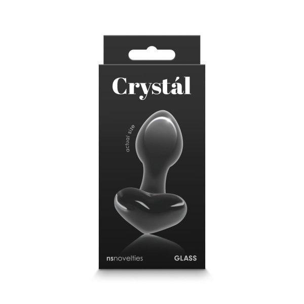  Crystal - Heart - Black 