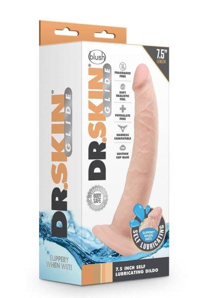  DR. SKIN 7.5INCH SELF LUBRICATING DILDO 