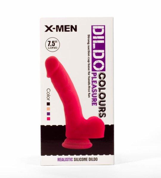  X-MEN 7.5" Dildo Colours Pleasure Flesh 3 