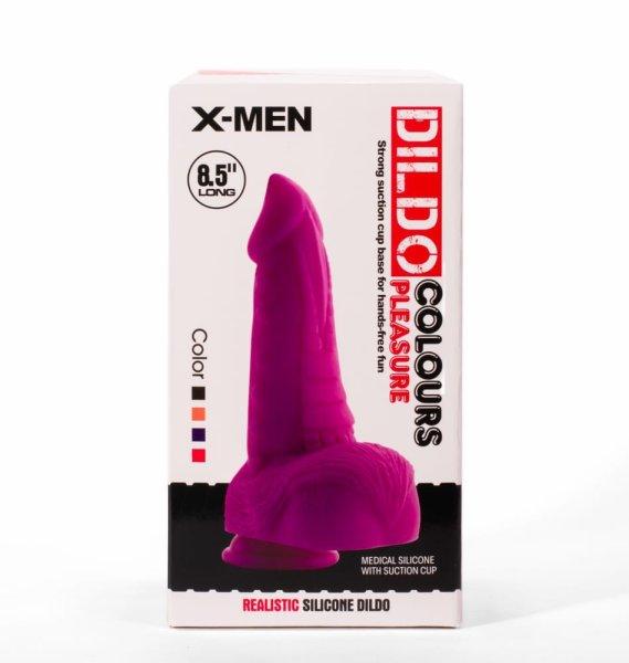  X-MEN 8.5" Dildo Colours Pleasure Black 5 