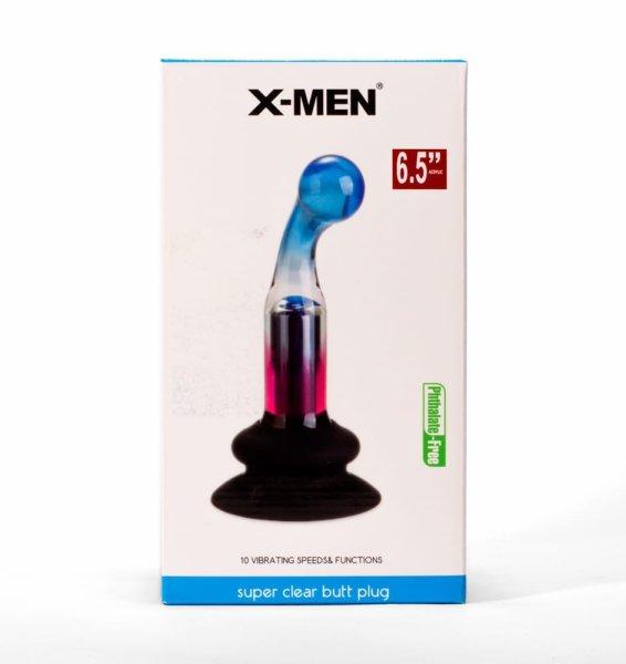  X-MEN 10 Speeds Vibrating Gpot Plug 2 