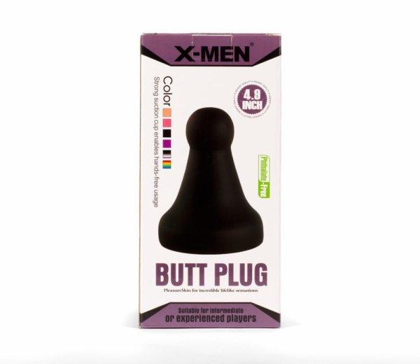  X-MEN 4.8" Butt Plug Black 