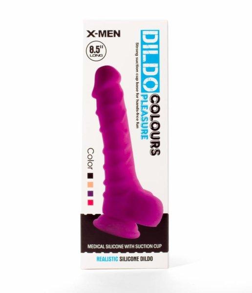  X-MEN 8.5" Dildo Colours Pleasure Black 1 