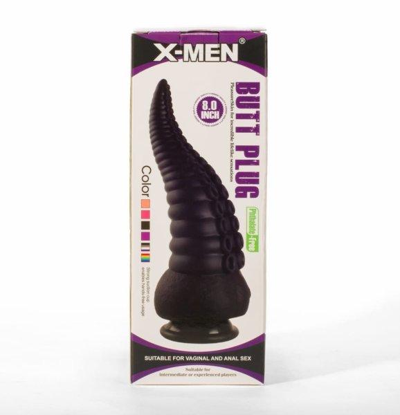  X-MEN 8" Butt Plug Black 