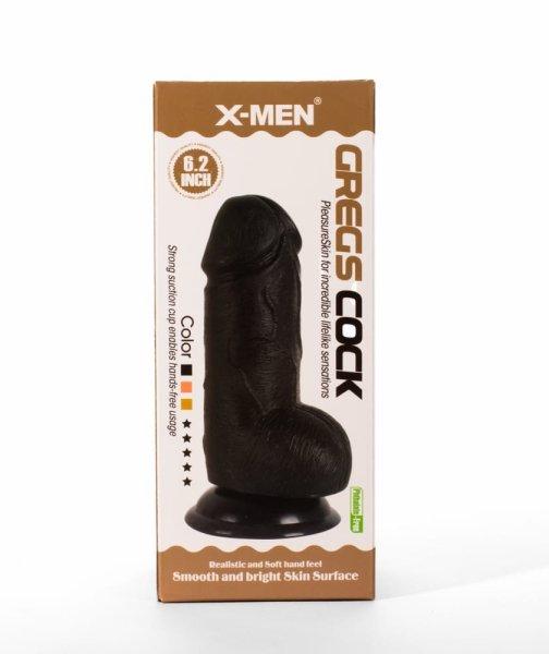  X-MEN Greg's 6.2" Cock Black 