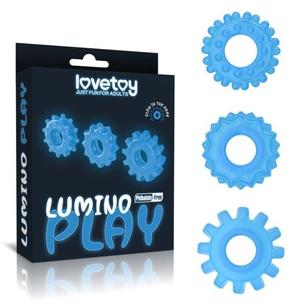  Lumino Play Penis Ring 3 pcs 