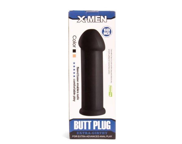  X-MEN 10 inch Butt Plug Black 