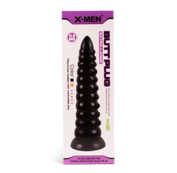  X-MEN 11.6 inch Butt Plug Black 