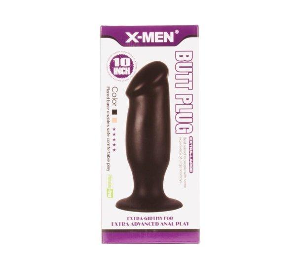  X-MEN 10 inch Butt Plug Black 