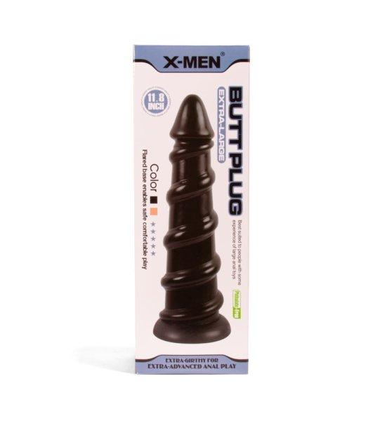  X-MEN 11.8 inch Butt Plug Black 