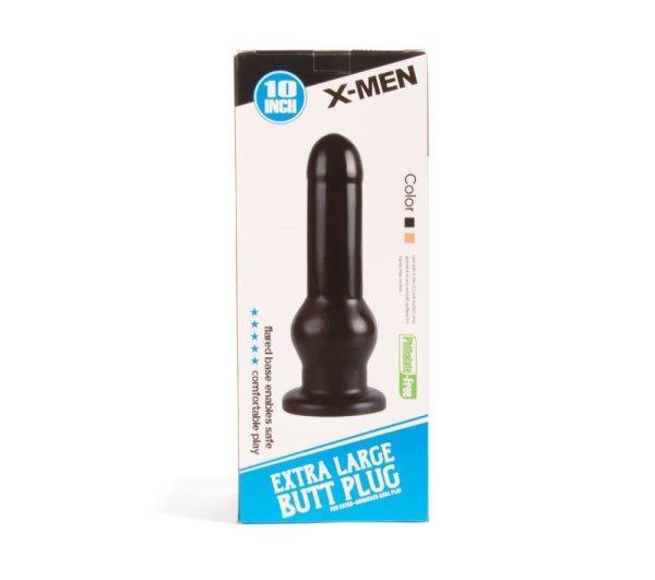  X-MEN 10 inch Butt Plug Black 