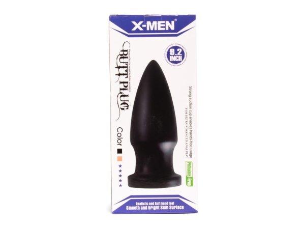  X-MEN 9.2 inch Butt Plug Black 