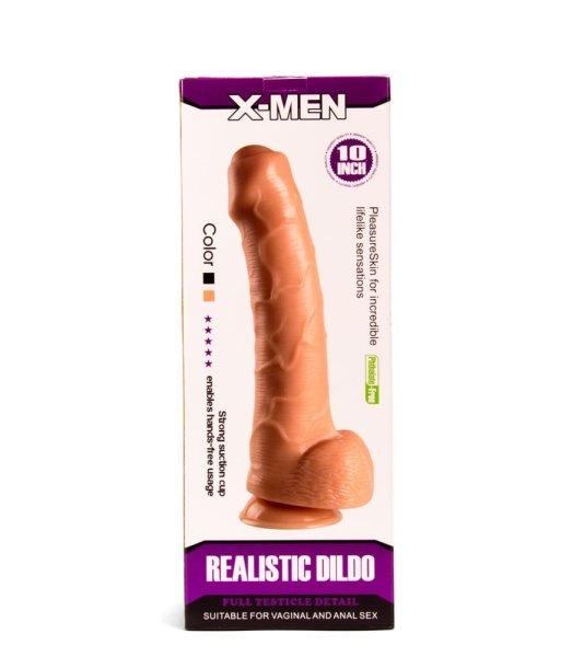  X-MEN Realistic Dildo 10 inch Flesh 