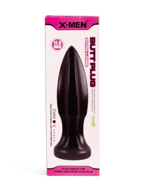  X-MEN 11.8 inch Butt Plug Black 