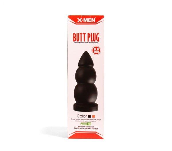  X-MEN 9.6 inch Butt Plug Black 