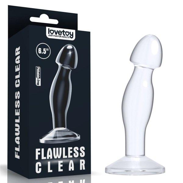  6.5'' Flawless Clear Prostate Plug 