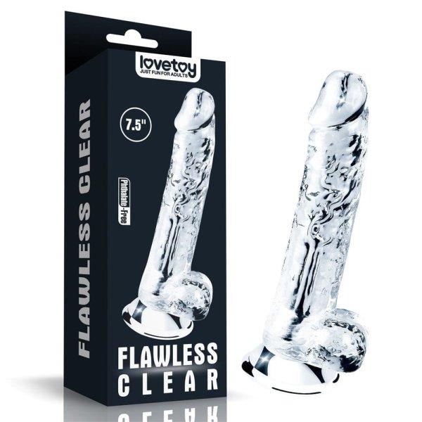  7.5''  Flawless Clear Dildo 