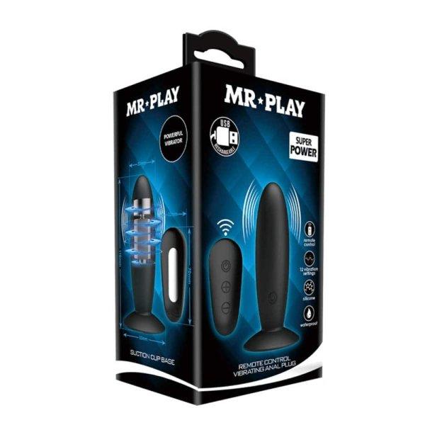  Mr. Play Remote Control Vibrating Anal Plug 