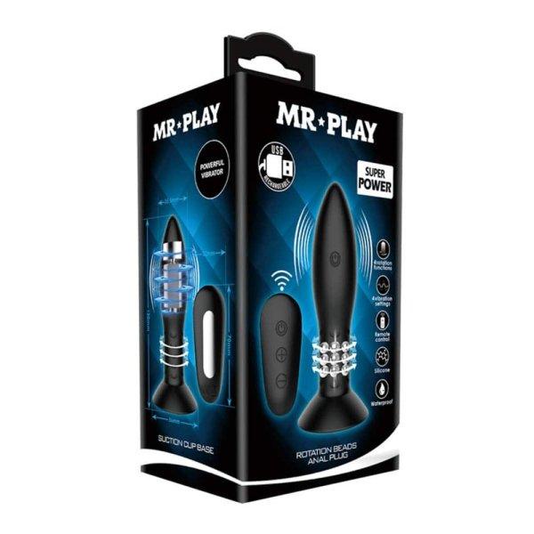  Mr. Play Rotation Beads Anal Plug 