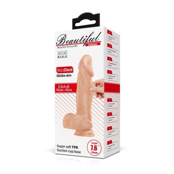  Beautiful Zebulon 7,6 " Dildo 