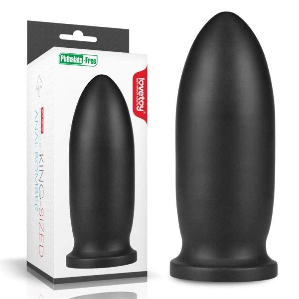  9" King Sized Anal Bomber Black 