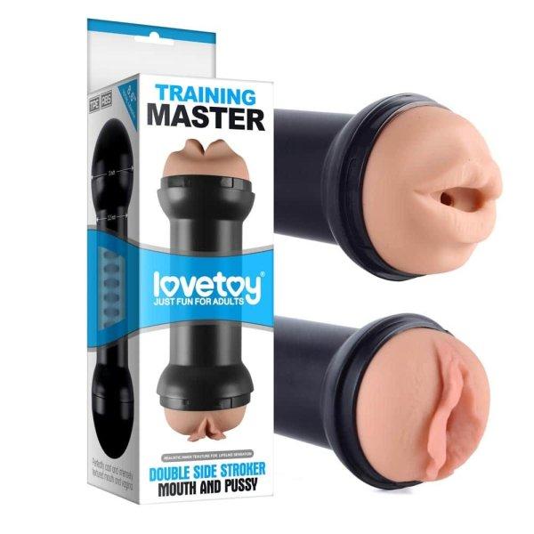  Training Master Double Side Stroker Pussy and Mouth Flesh 