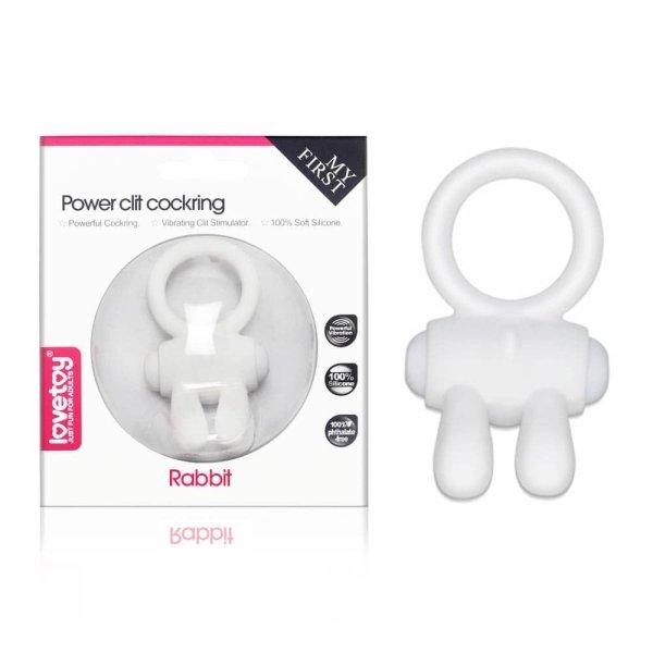  Power Clit Cockring White 