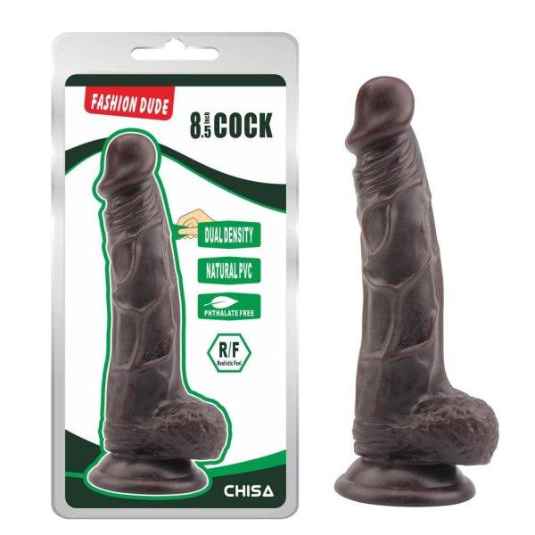  Fashion Dude 8.5 Inch Cock Brown 