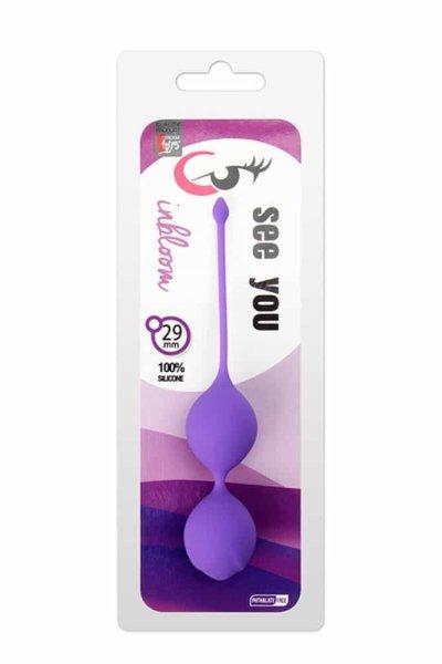  See You In Bloom Duo Balls 29 mm Purple 