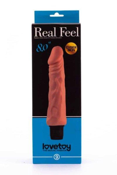  8'' Real Feel Cyberskin Vibrator 