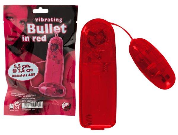  Vibrating Bullet Red 