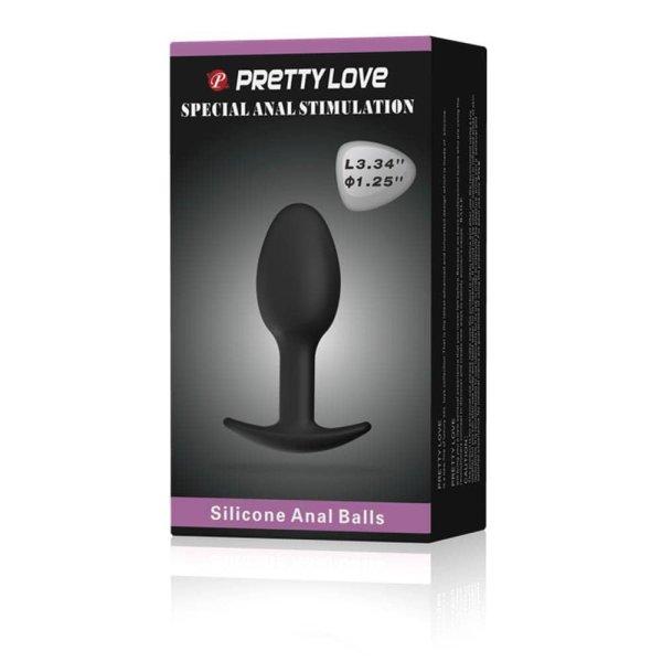  Pretty Love Heavy Balls Silicone Butt Plug 1 