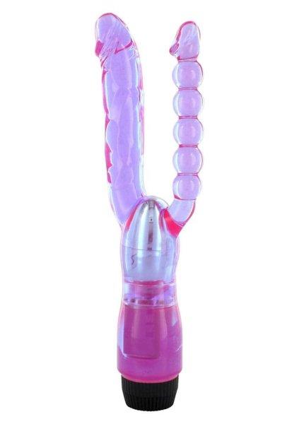  Xcel Double Penetrating Vibrator Purple 