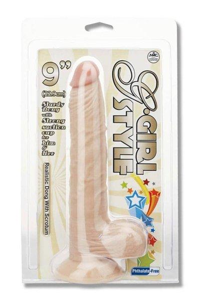  G-Girl Style 9inch Dong With Suction Cup 