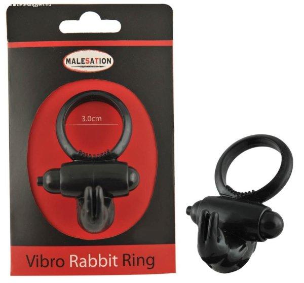  Malesation Vibro Rabbit Ring Black 