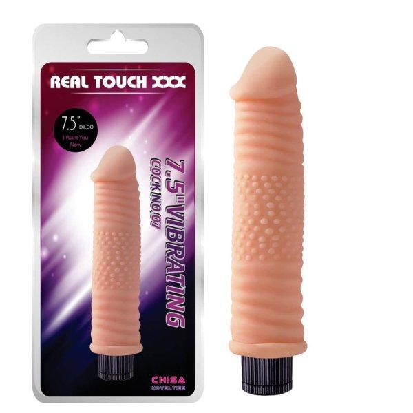  Real Touch XXX 7.5 inch Vibrating Cock No.07 