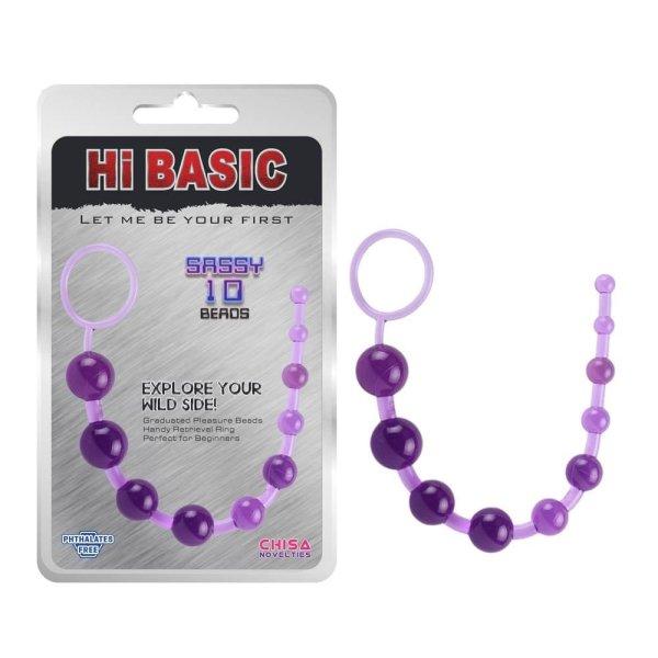  Sassy Anal Beads Purple 