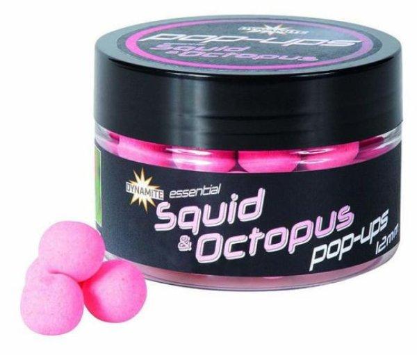 Dynamite Baits Bojli Fluro Pop-Up Squid & Octopos bojli 12mm (DY1610) tintahal,
polip