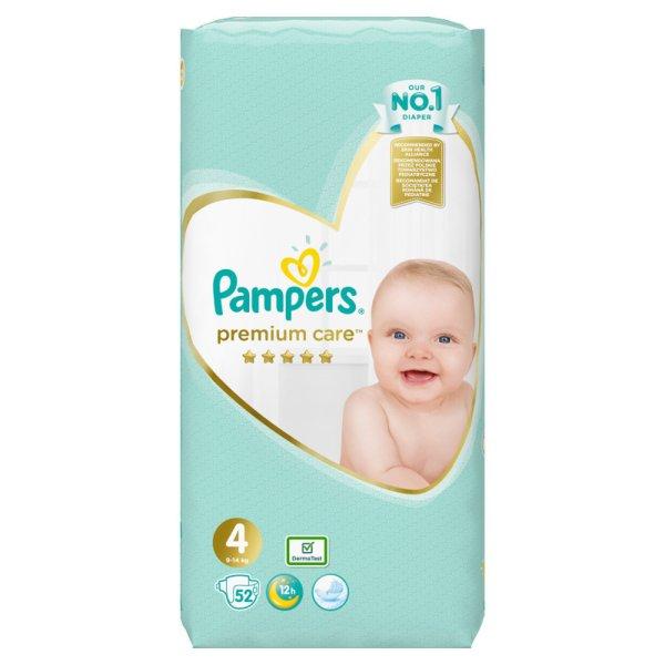 Pampers Premium Care pelenka 4 Maxi (7-14kg) 52db