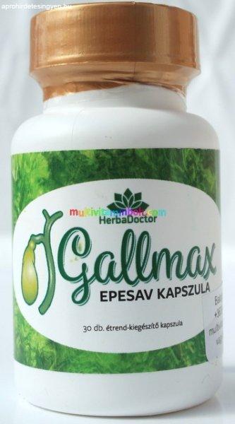 Gallmax Epesav 30 db kapszula, Candida, vírus, emésztőrendszer - HerbaDoctor