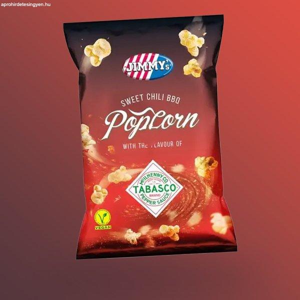 Jimmys Tabasco édes chili és BBQ ízű popcorn 90g